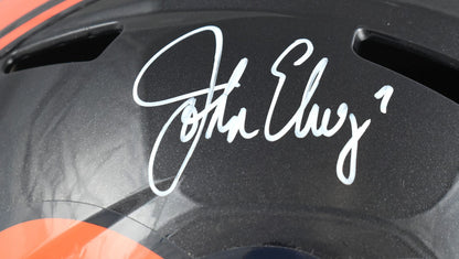 John Elway Signed Denver Broncos Full Size Speed Replica Helmet
