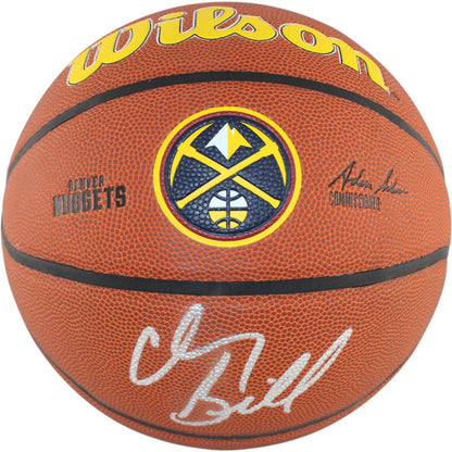 Chauncey Billups Denver Nuggets Signed Wilson Logo Basketball (Beckett)