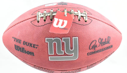 Michael Strahan Signed New York Giants "The Duke" Football - HOF Inscribed