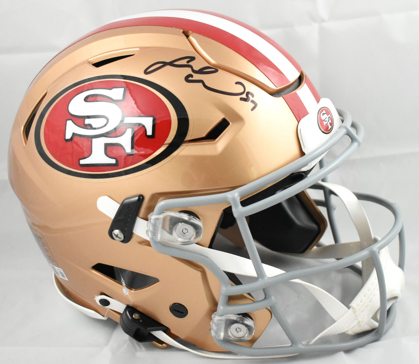 Fred Warner Autographed San Francisco 49ers Full Size Speedflex Helmet