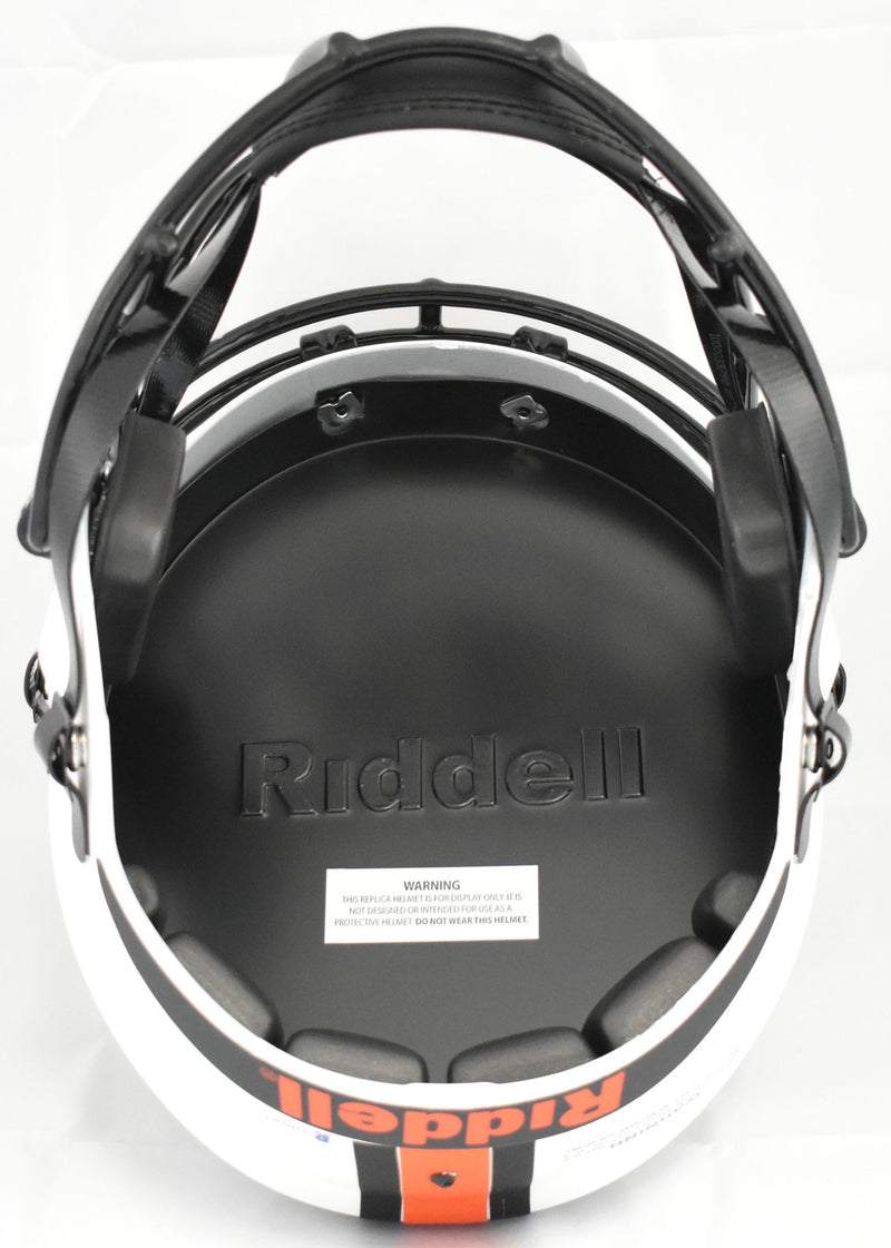 Ray Lewis Signed Miami Hurricanes Full Size Lunar Speed Helmet