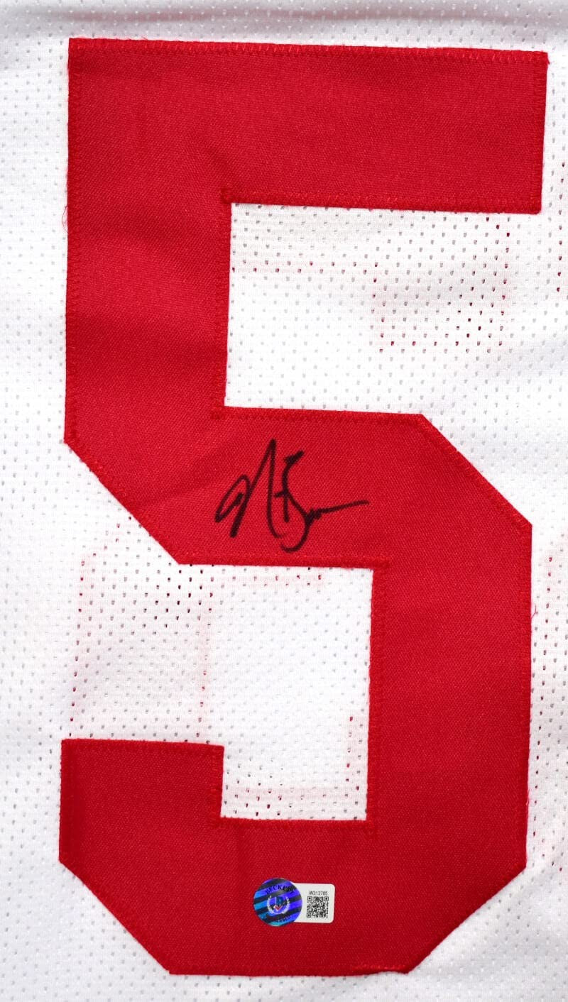 NaVorro Bowman Autographed White Custom Jersey