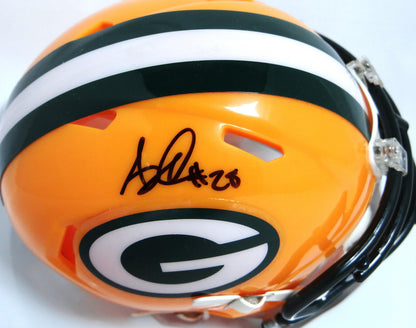 AJ Dillon Signed Green Bay Packers Speed Mini Helmet