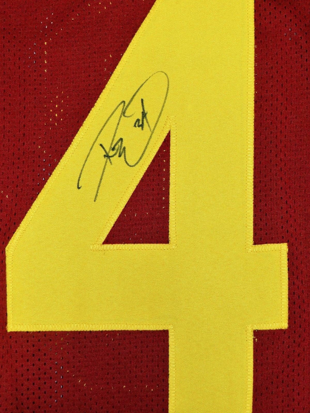 Ricky Ervins Signed Maroon Custom Football Jersey
