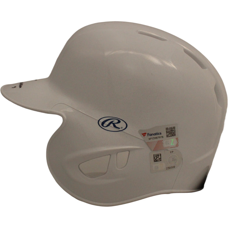 Dansby Swanson Autographed Chicago Cubs Mini Batting Helmet