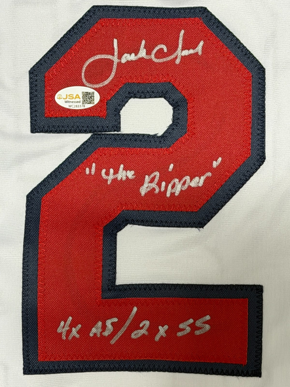 Jack Clark St. Louis Cardinals Signed Custom Jersey (3 Inscriptions)