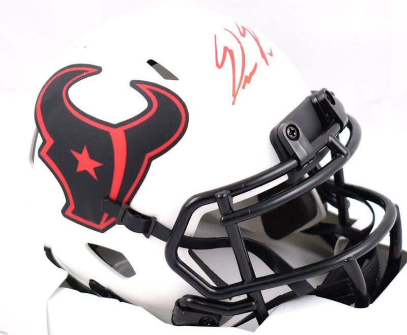 Dameon Pierce Houston Texans Signed Lunar Speed Mini Helmet
