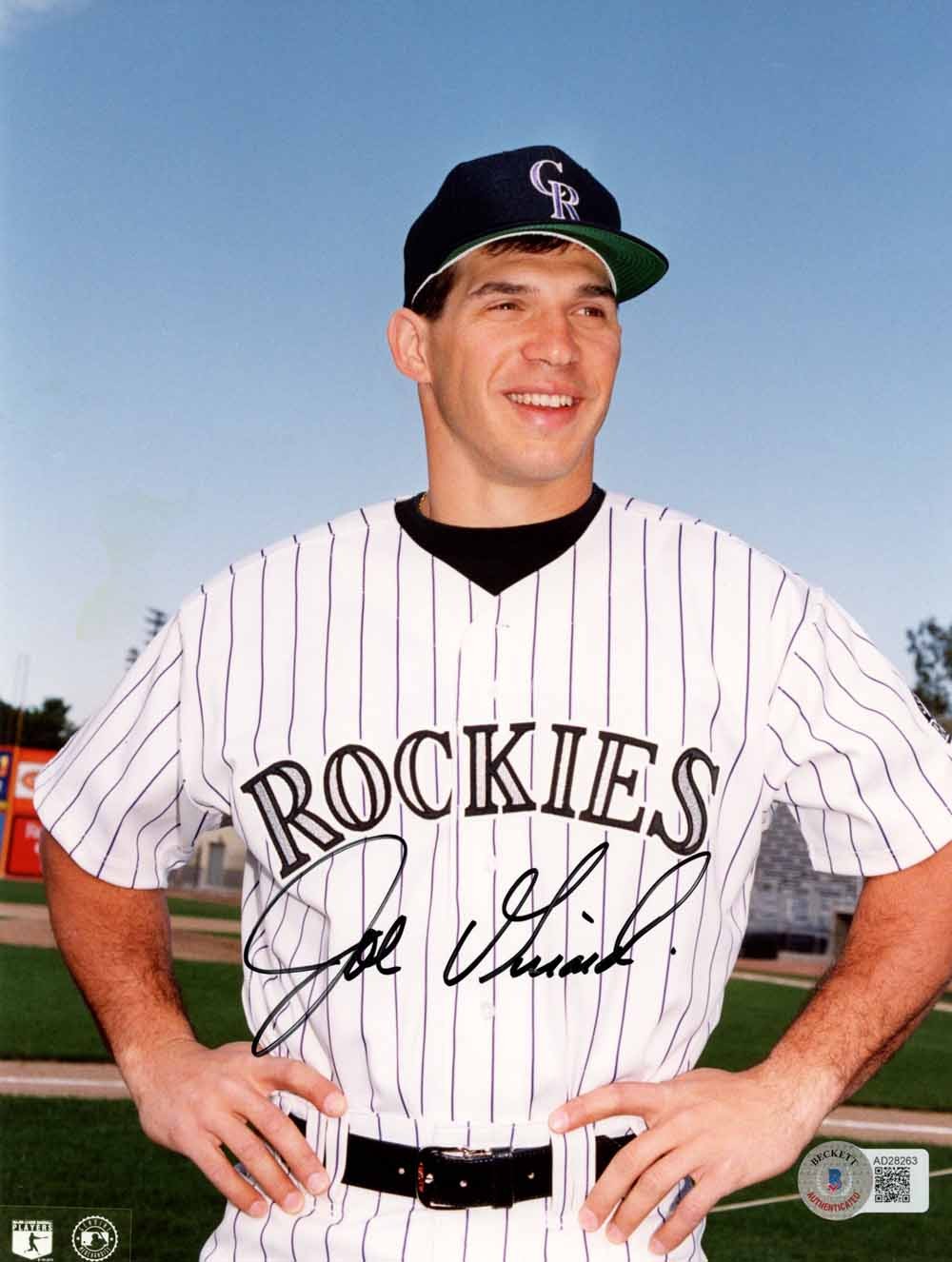 Joe Girardi Autographed Colorado Rockies 8x10 Photo