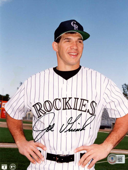 Joe Girardi Autographed Colorado Rockies 8x10 Photo