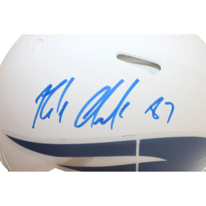 Rob Gronkowski Signed New England Patriots Authentic Rivals Full Size Helmet