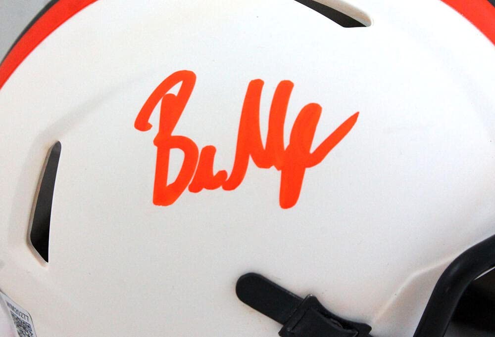 Baker Mayfield Signed Cleveland Browns Lunar Mini Helmet
