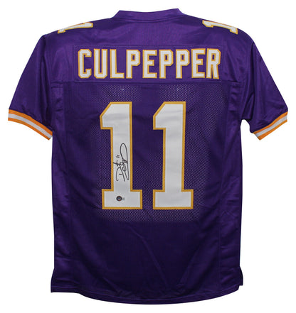 Daunte Culpepper Signed Minnesota Vikings Custom Football Jersey
