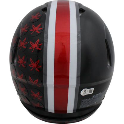 Quinshon Judkins Ohio State Buckeyes Signed Authentic Full Size Helmet