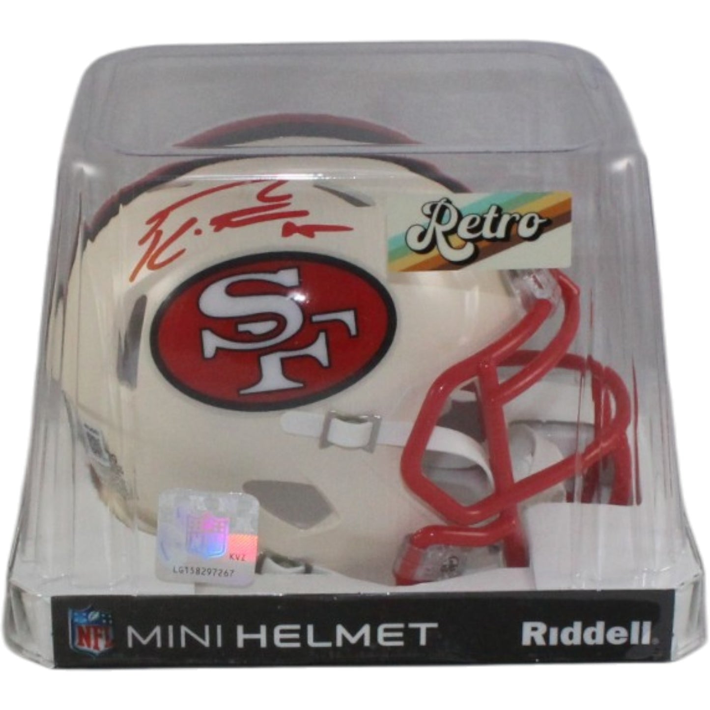 George Kittle San Francisco 49ers Signed Retro Mini Helmet