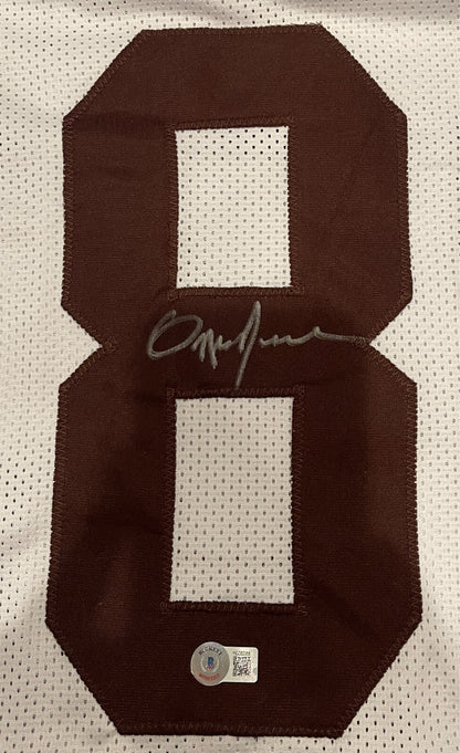 Ozzie Newsome Signed Cleveland Browns Custom Jersey Beckett Witness COA