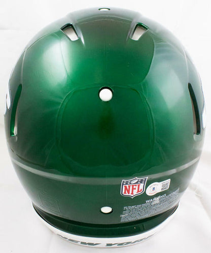 Elijah Moore Signed New York Jets Full Size Speed Authentic Helmet (White)