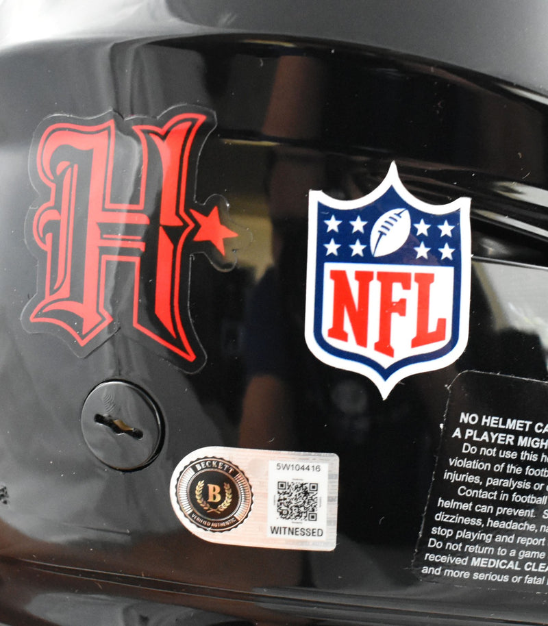 Kayshon Boutte Signed Houston Texans Full Size Speedflex Helmet