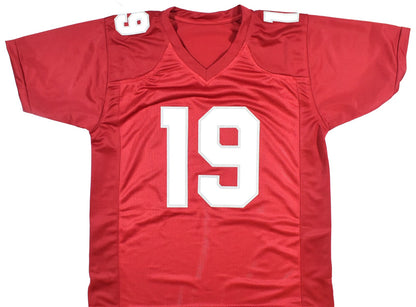 Carson Beck Autographed Red Custom Jersey