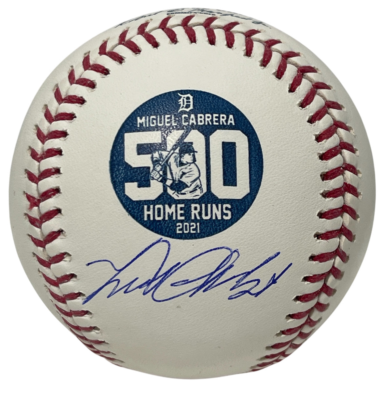 Miguel Cabrera Signed Rawlings Official MLB 500 HR Baseball (BAS COA)
