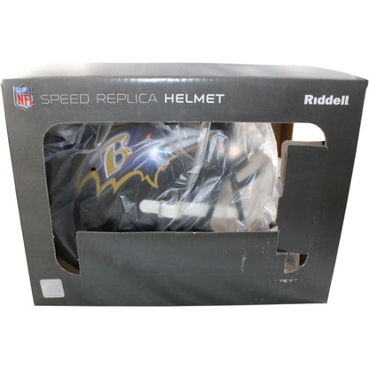 Ray Lewis Baltimore Ravens Autographed Full Size Replica Helmet BAS