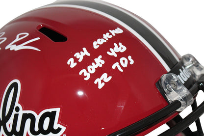 Bryan Edwards Signed South Carolina Gamecocks Full Size Helmet 3 Insc