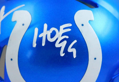 Eric Dickerson Signed Indianapolis Colts Flash Speed Mini Helmet HOF