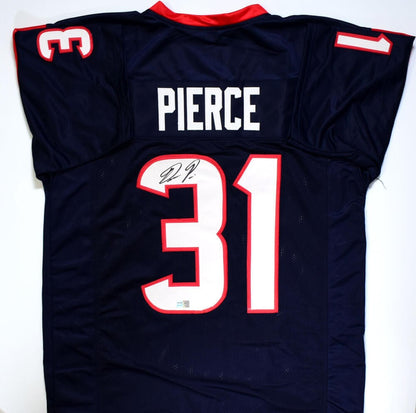 Dameon Pierce Signed Houston Texans Custom Blue Jersey
