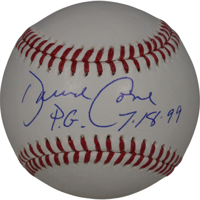 David Cone Autographed New York Yankees Official MLB Baseball (PG Inscribed)