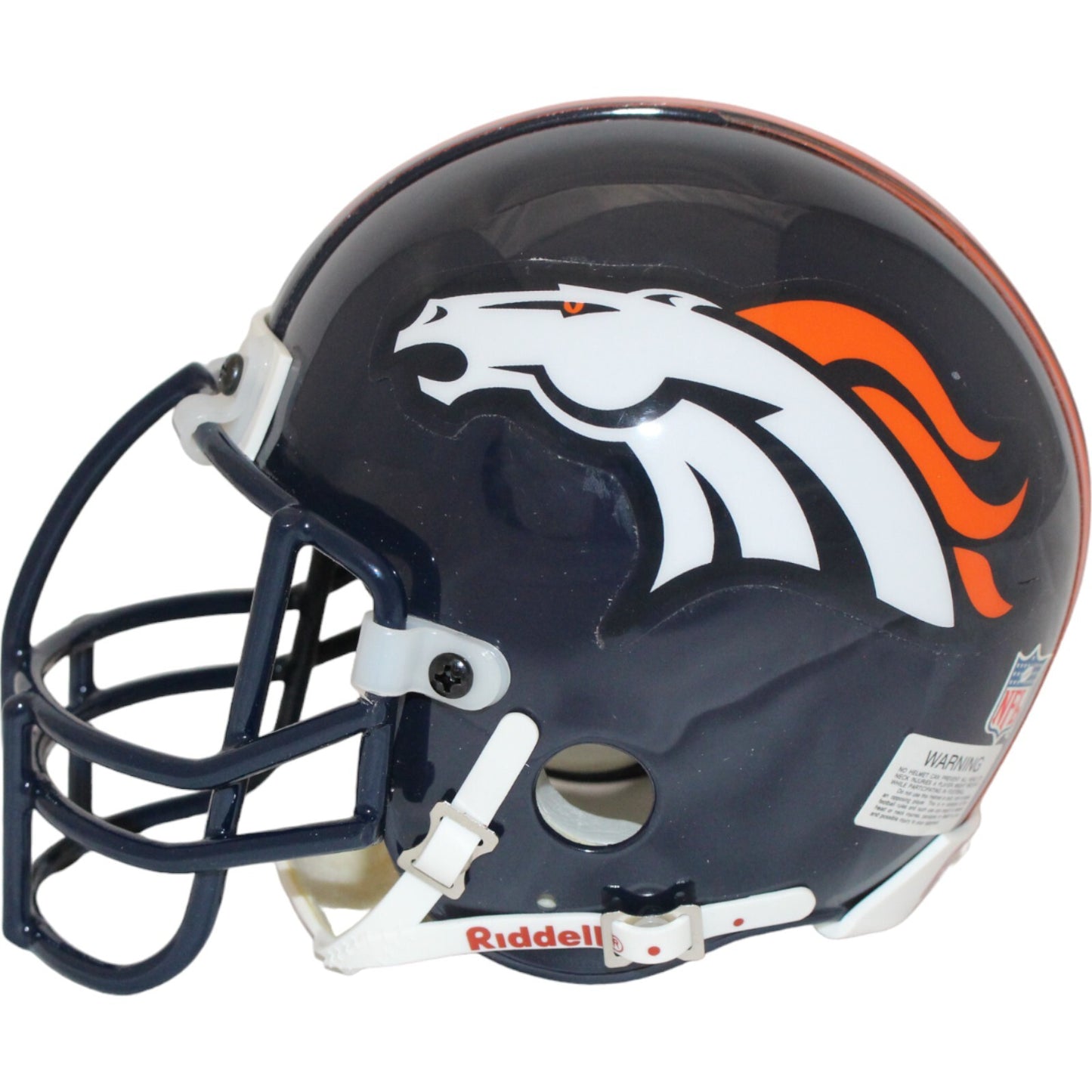 Mark Schlereth Signed Denver Broncos VSR4 Authentic Mini Helmet