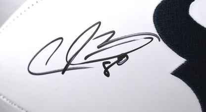 Andre Johnson Autographed Houston Texans Logo Football (HOF)