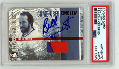Billy Smith Autographed 2007-08 ITG Between the Pipes Patch Card (PSA)