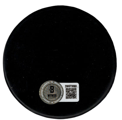 Billy Smith Signed New York Islanders Puck (HOF 93 Inscription)