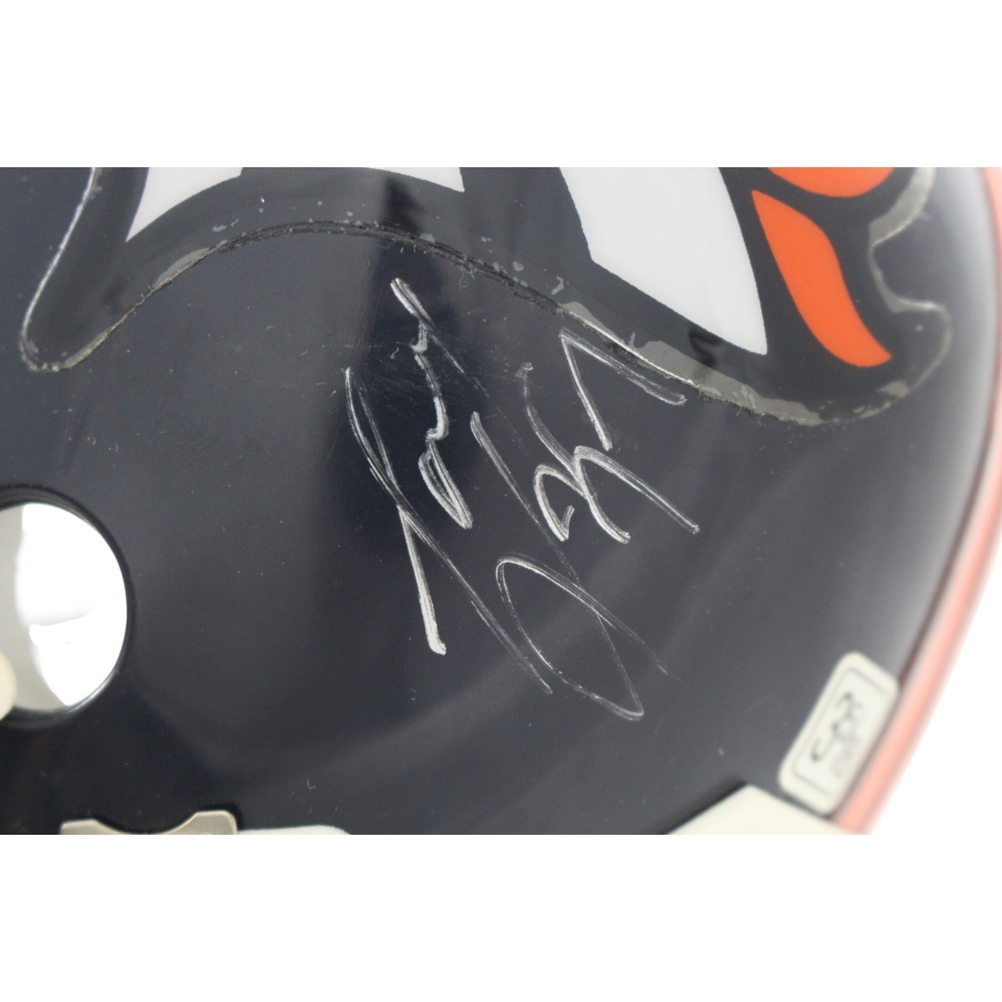 Tom Nalen & Mark Schlereth Multi-Signed Denver Broncos 1998 OL Mini Helmet