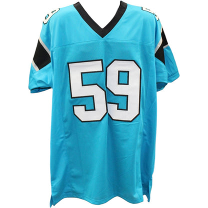 Luke Kuechly Autographed Carolina Panthers Blue Jersey