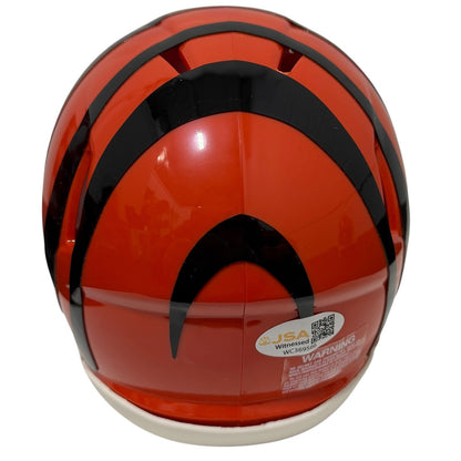 Ken Anderson Cincinnati Bengals Signed Speed Mini Helmet (81 MVP) JSA