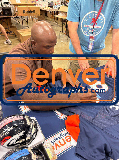 DeMarcus Ware Autographed Pro Style Blue Jersey