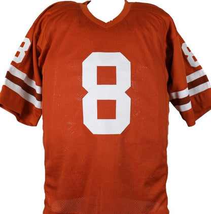 Jordan Shipley Signed Texas Longhorns Style Custom Jersey - "Hook Em"