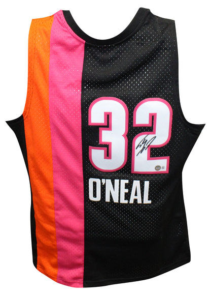 Shaquille O'Neal Signed Miami Heat Mitchell & Ness Swingman Jersey
