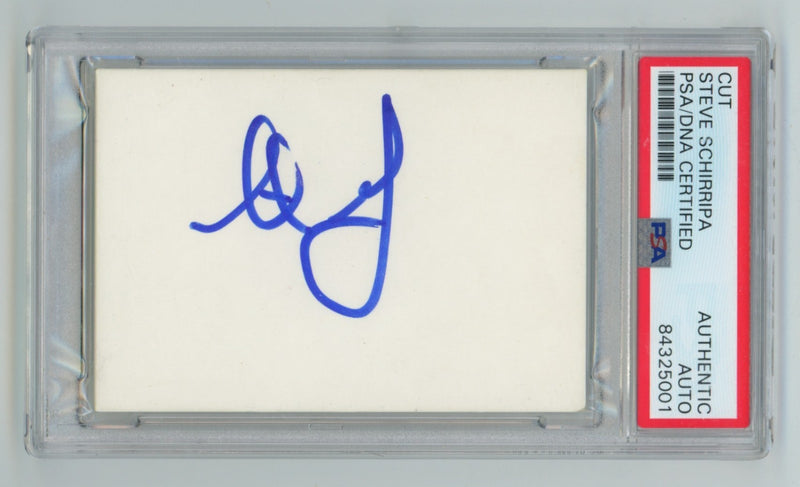 Steve Schirripa Signed 3x4 Autograph Cut PSA/DNA