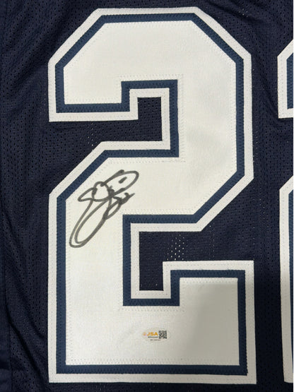 Emmitt Smith Autographed Dallas Cowboys Custom Jersey
