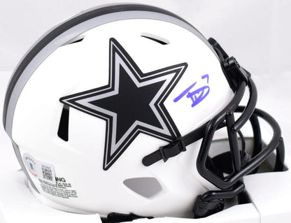 Trevon Diggs Signed Dallas Cowboys Lunar Speed Mini Helmet