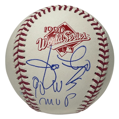 Jose Rijo Signed 1990 World Series ROMLB Baseball (90 WS MVP) Reds PSA