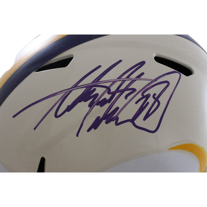 Adrian Peterson Signed Minnesota Vikings Full Size Retro Helmet