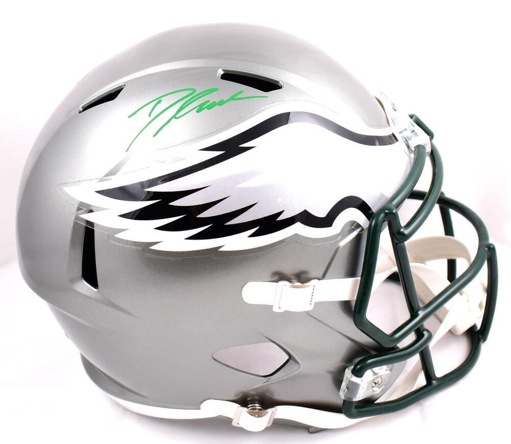 D'Andre Swift Signed Philadelphia Eagles Flash Speed Full Size Helmet