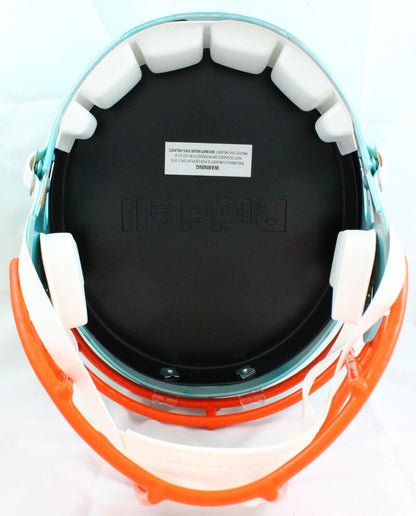 Mike Gesicki Autographed Miami Dolphins Riddell Flash Full Size Helmet