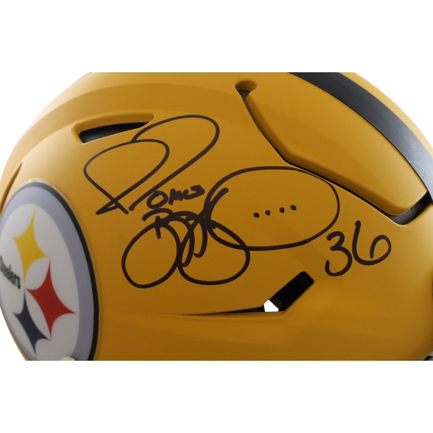 Jerome Bettis Signed Pittsburgh Steelers 2025 Alternate SpeedFlex Helmet