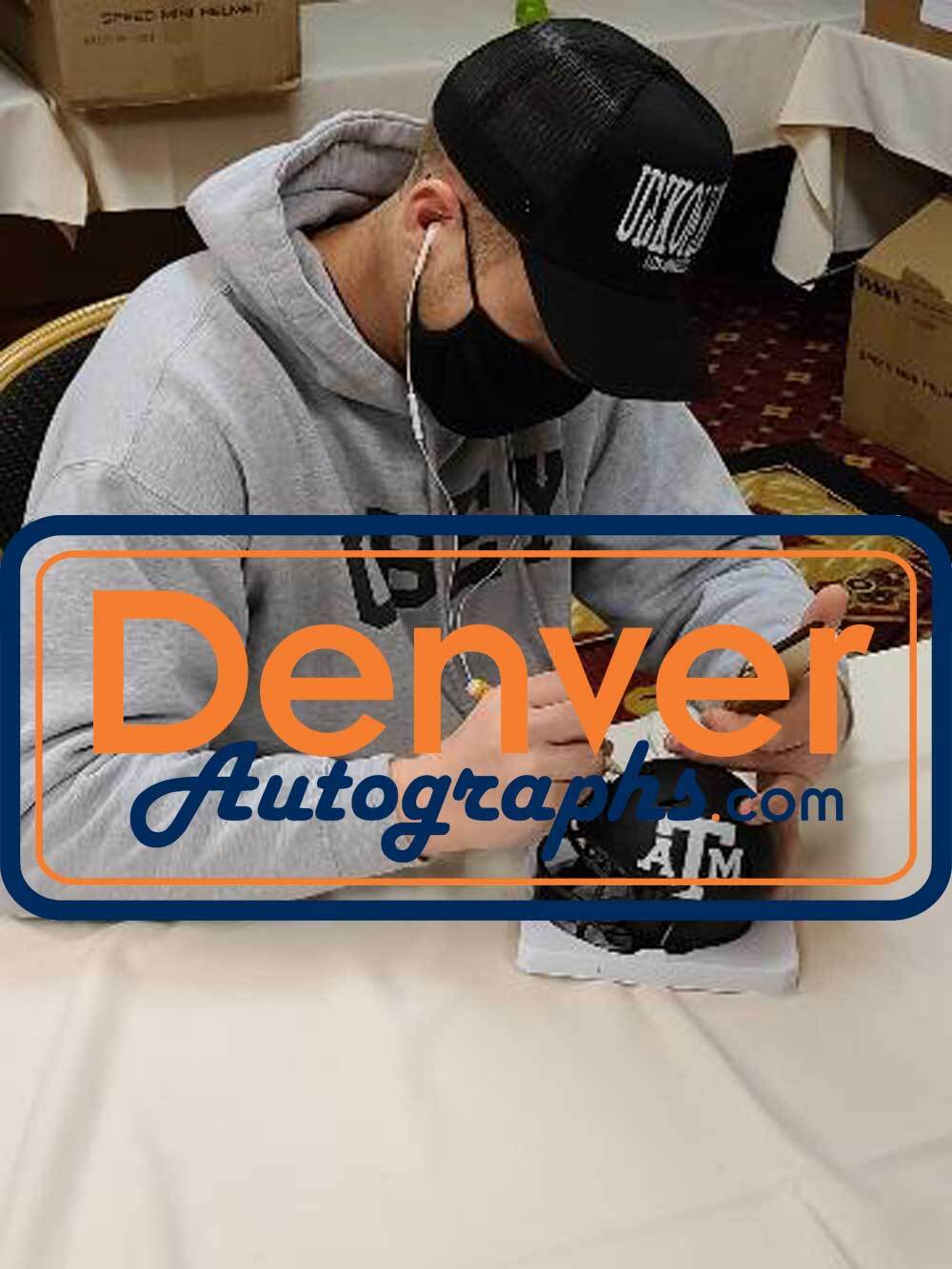 Jace Sternberger Signed Texas A&M Aggies Eclipse Mini Helmet JSA