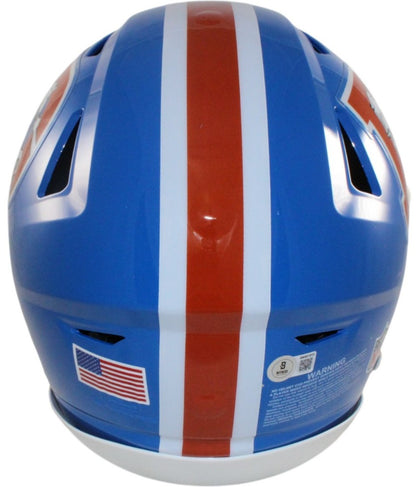John Elway Denver Broncos Autographed Throwback SpeedFlex Full Size Helmet BAS