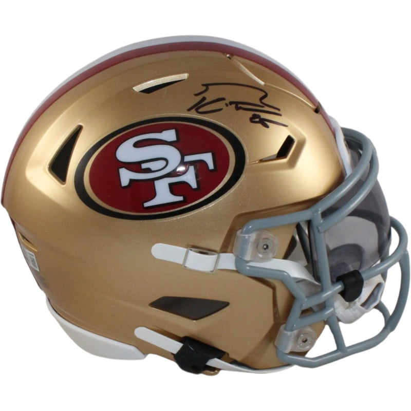 George Kittle Autographed San Francisco 49ers Mid-Size Midi Helmet