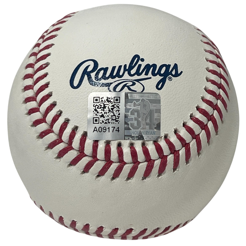 Nolan Ryan Signed Houston Astros Hall of Fame Official MLB Baseball